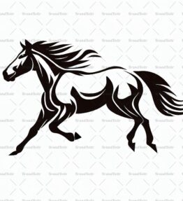 Galoppierendes Pferd